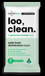 Clife Loo Clean Wipe 60PK CLS00109