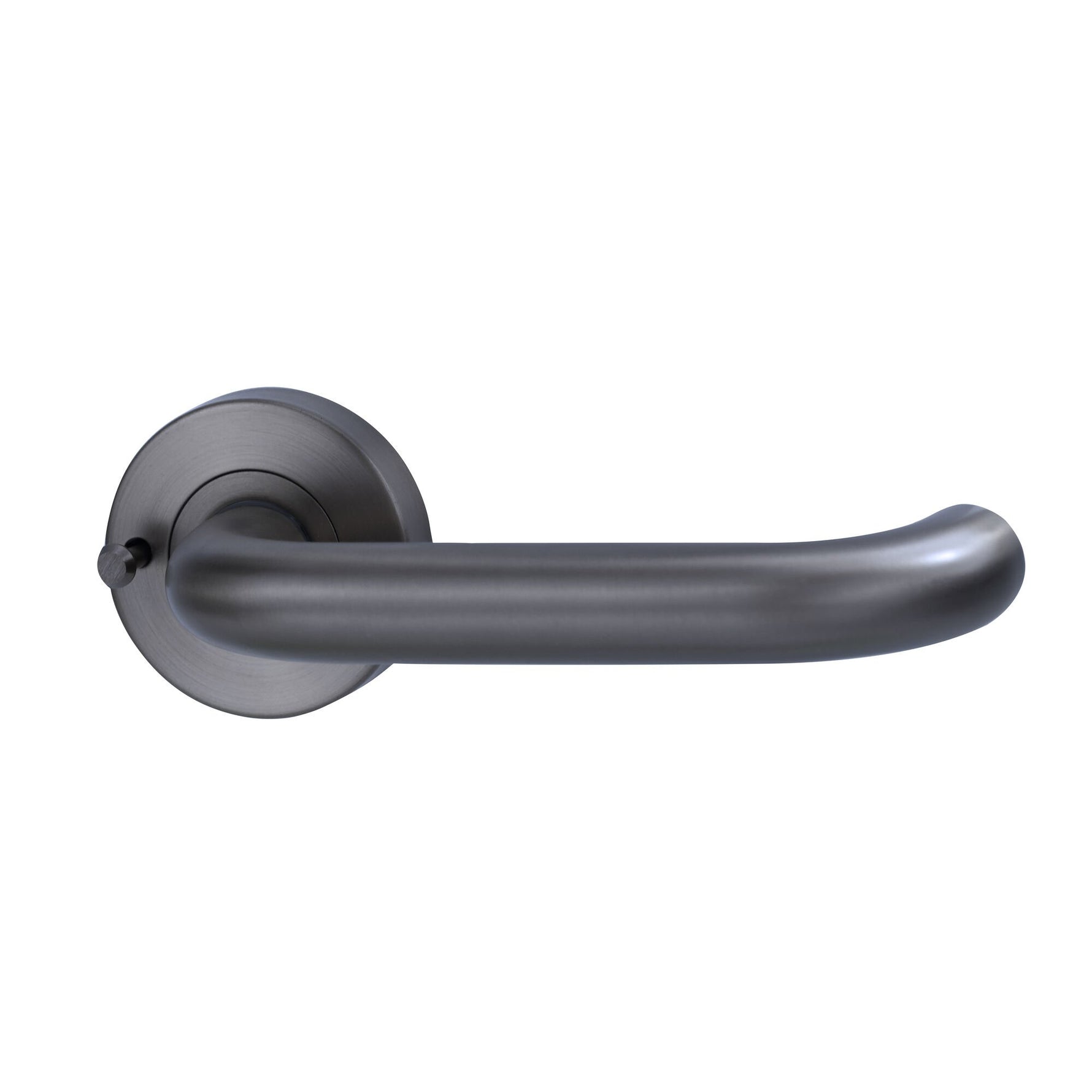 Lockwood Lever V2 Satin Gun Metal PVD Privacy Set With Latch VIV2/V2GMPVD