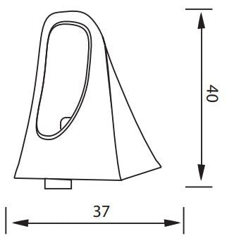 Trio Australia Safety Cap for Hinge, with screw (Toe Cap) DPH250