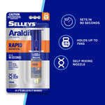 Selleys Araldite Rapid 90 Second 14ml 103793