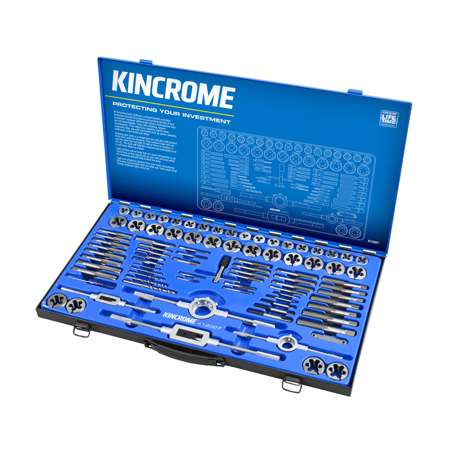 Kincrome 87 Pce Tap & Die Engineer Set K12087