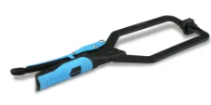 Ox Auto Adjust 10-Inch Long Reach C Clamp With Swivel Pad - Gripped OX-P204502