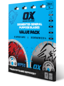 OX 400Mm (16") Segmented Diamond Blade For Concrete Cutting - 2 Piece OX-KSUPERIORPK04