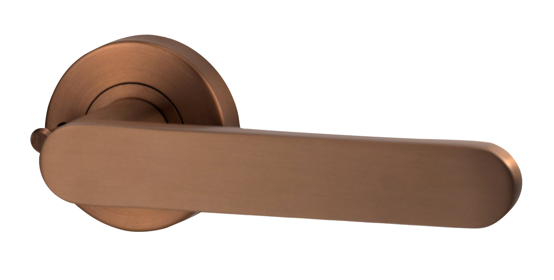 Lockwood Lever V3 Satin Bronze PVD Privacy Set With Latch VIV2/V3BZPVD