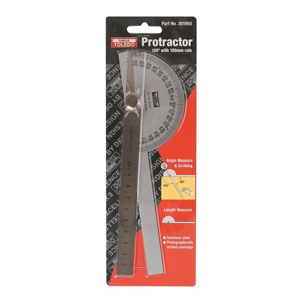 TOLEDO Protractor 180 Degrees 301955