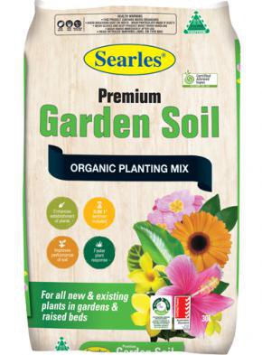Searles Premium Organic Garden Soil Mix 30 Litre LGSB
