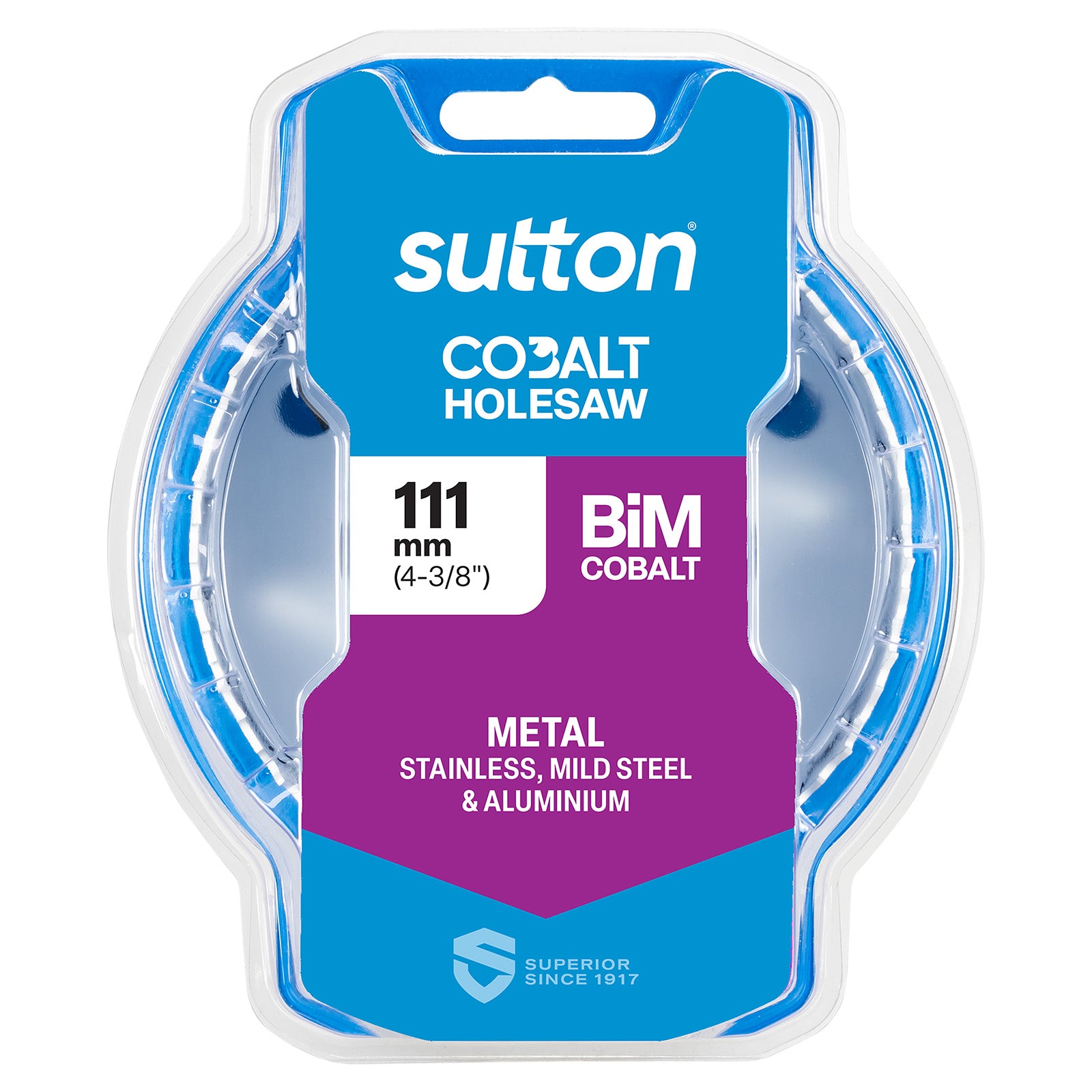 Sutton Tools Holesaw Bi-Metal Cobalt Hd-Cobalt Hangpack 111Mm H1251110