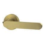 Lockwood Lever V3 Satin Brass PVD Privacy Set With Latch VIV2/V3SBPVD