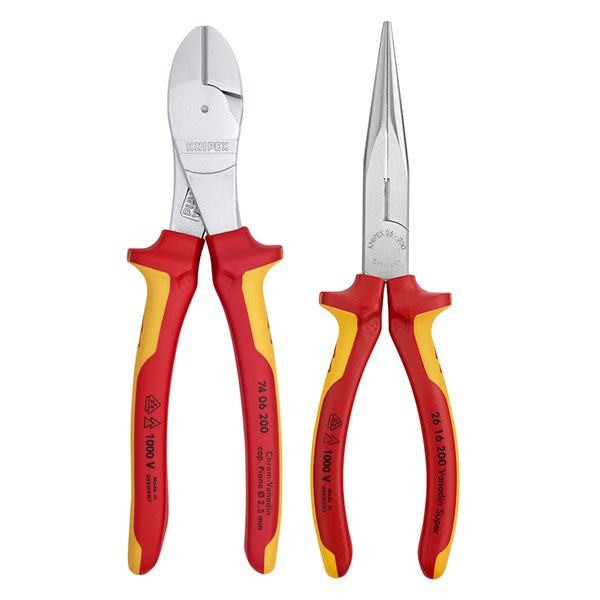 KNIPEX 1000V Pliers Set 2pc 003120VP52