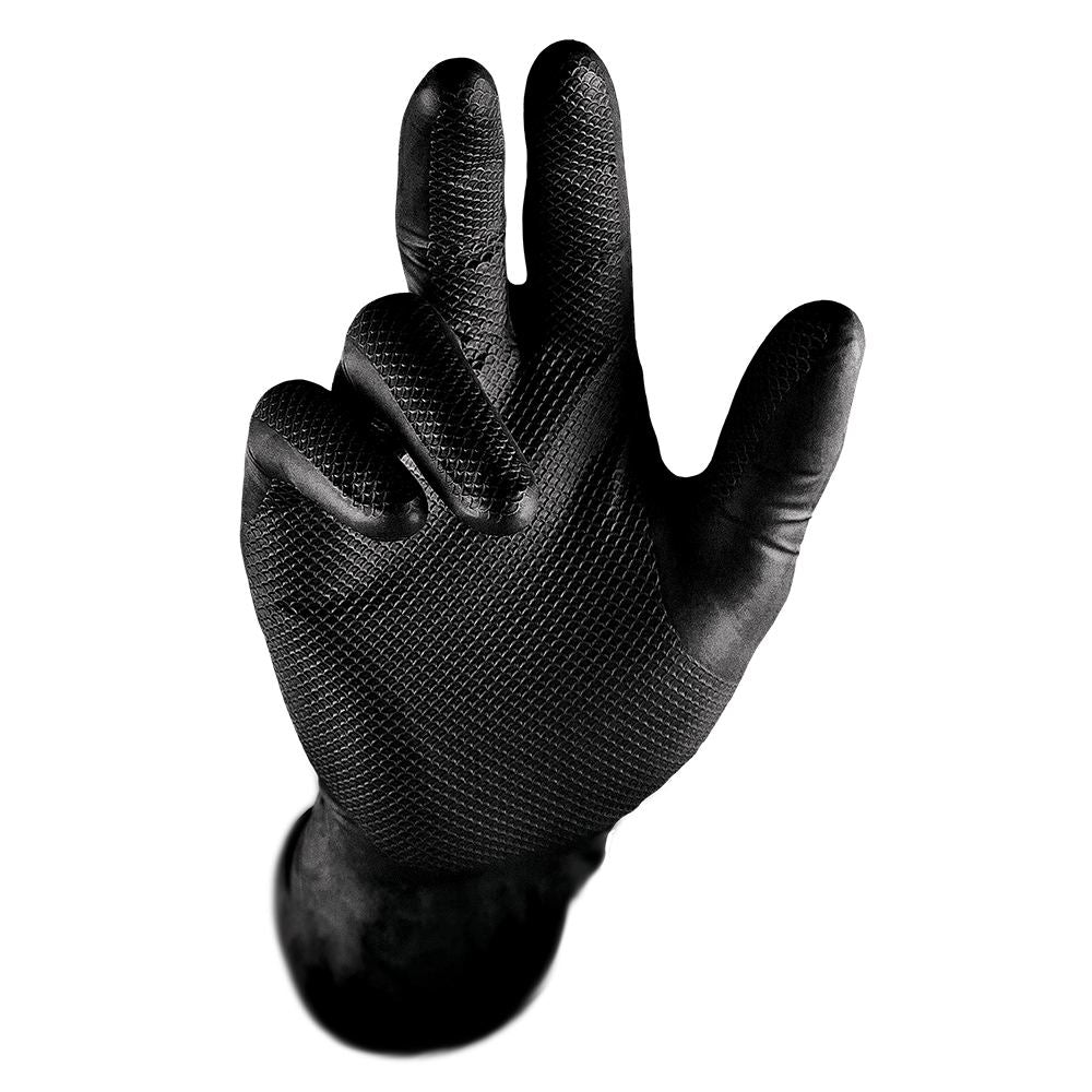 PIP Black Size S Grippaz Skins 6Mil 24Cm Extended Use Gloves