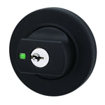 Lockwood Paradigm Deadbolt Round Rose Matt Black Universal Pack 005/B1MBKDP