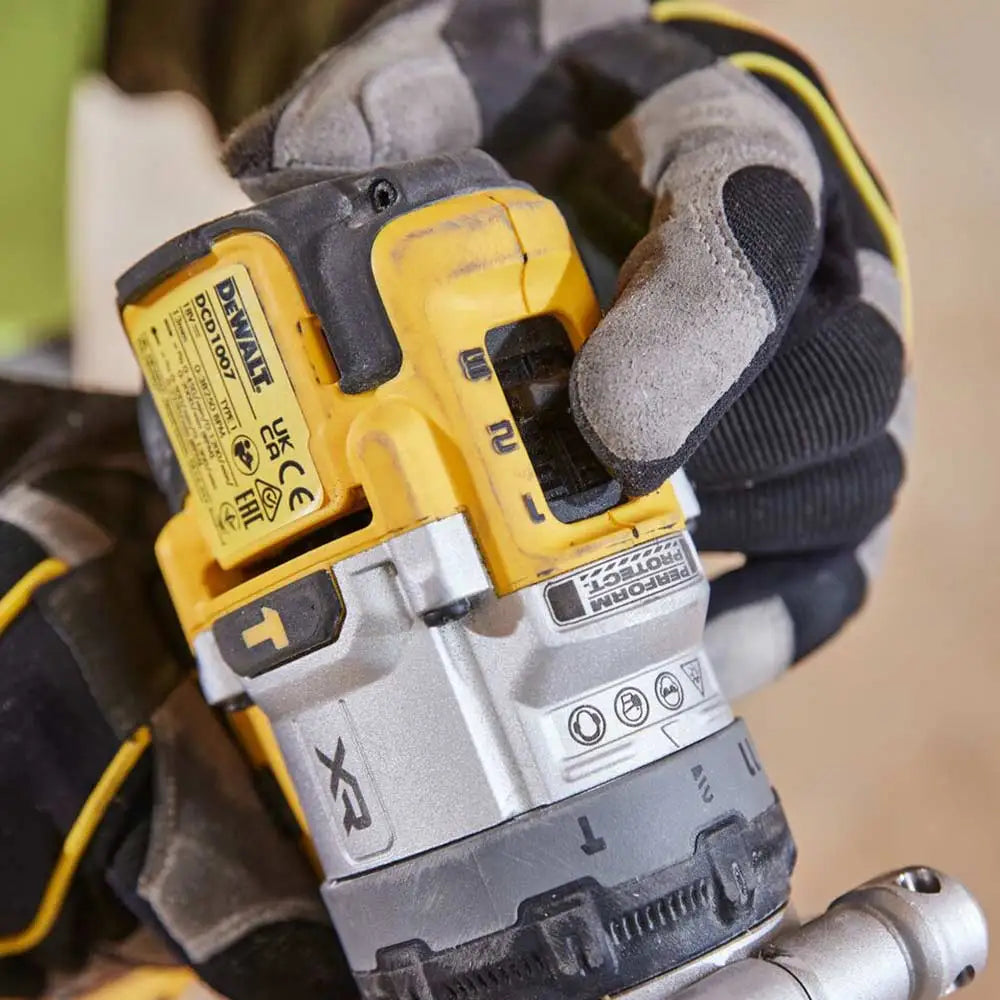 Dewalt 18V Hammer Drill Bare IN Carton DCD1007N-XJ