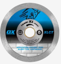 Ox Trade Xl Continuous Diamond Blade 125mm - Ceramic Tiles OX-XLCT-5