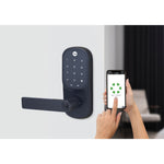 Yale Assure Keyed Digital Lever Smart-Ready Matt Black YRL226HKMBK