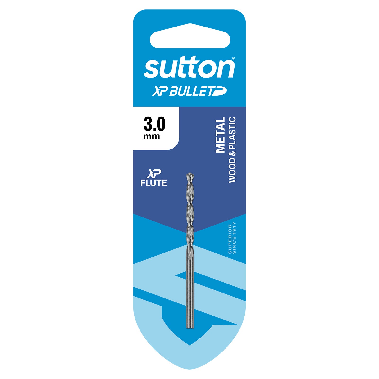Sutton Tools Drill Jobber Hss Xp Bullet Carded 3.0Mm D220H0300