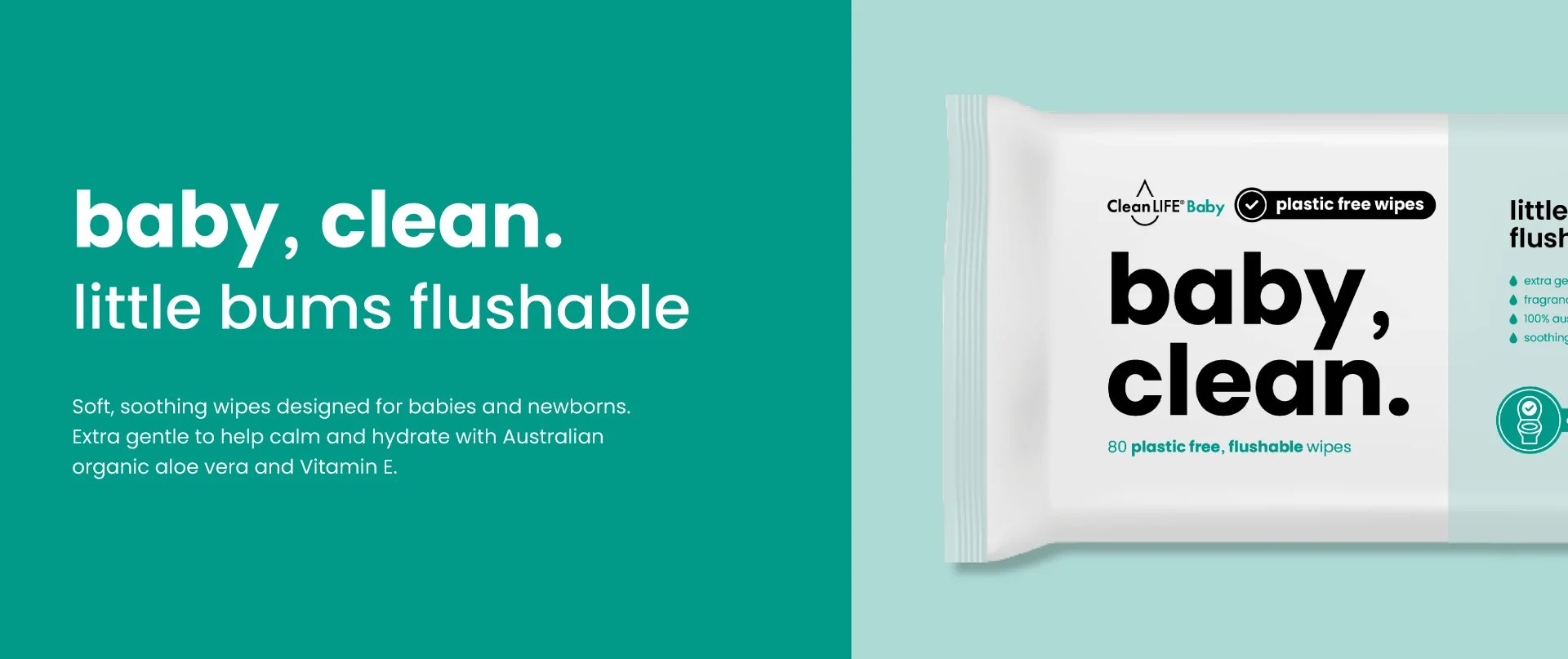 Clife Mama Clean Wipe 20PK CLS00116
