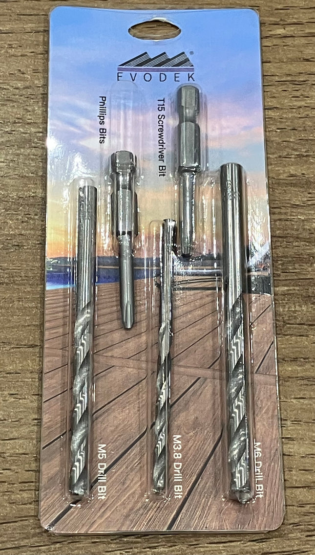 5pk Evodek drill bits