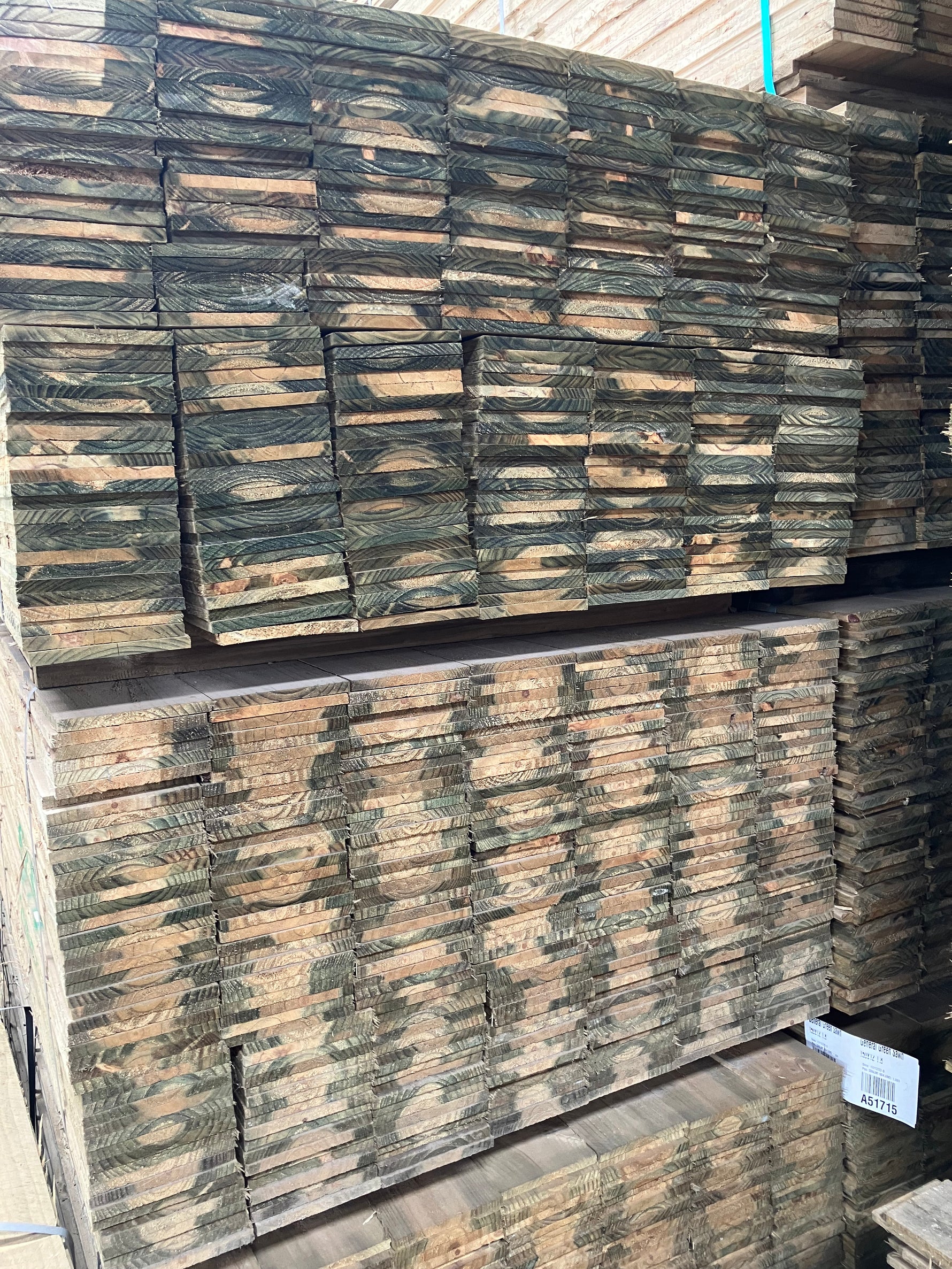 TREATED PINE FENCE PALING 150x12x1.5m