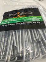LAWN U-PINS PEGS T17 3.6x30x120mm