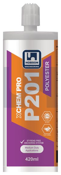 Hobson P201 Polyester: 420ML Pack of 12 MCCP201420