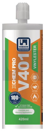 Hobson V401 Vinylester: 420ML Pack of 12 MCCV401420