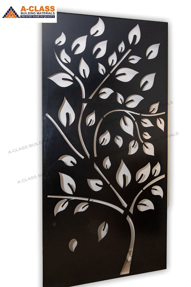 METAL DECORATIVE SCREEN BRANCH AND LEAF