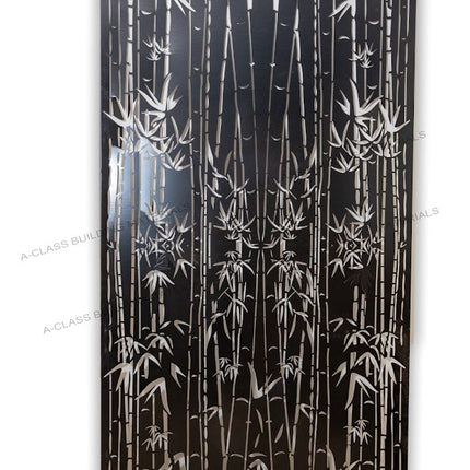 METAL DECORATIVE SCREEN FERN AND PETALS