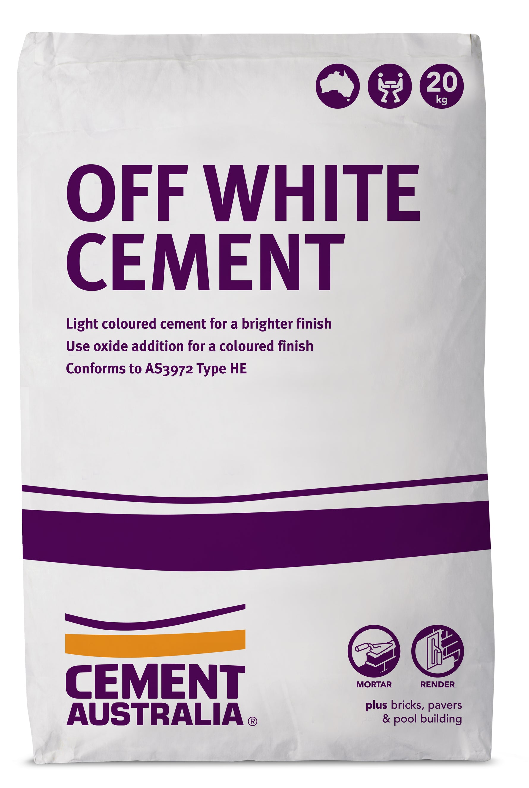 OFF WHITE CEMENT- 20 KG BAG