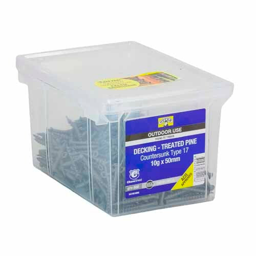 Otter Deck Treated Pine Chemshield 10G X 50Mm Pack of 500 Sq Drive DSYM10505