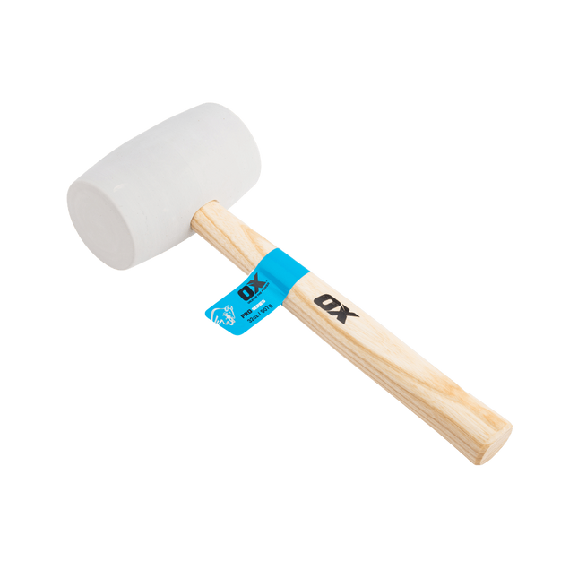 OX PRO WWHITE RUBBER MALLET HAMMER- 32OZ