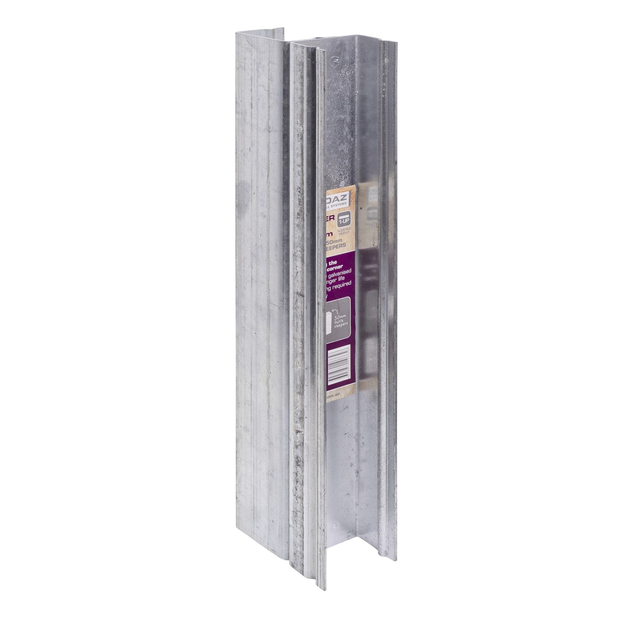 Hard Az Sleeper Post 'C' Corner Galv 65 x 450 mm PC65GV450