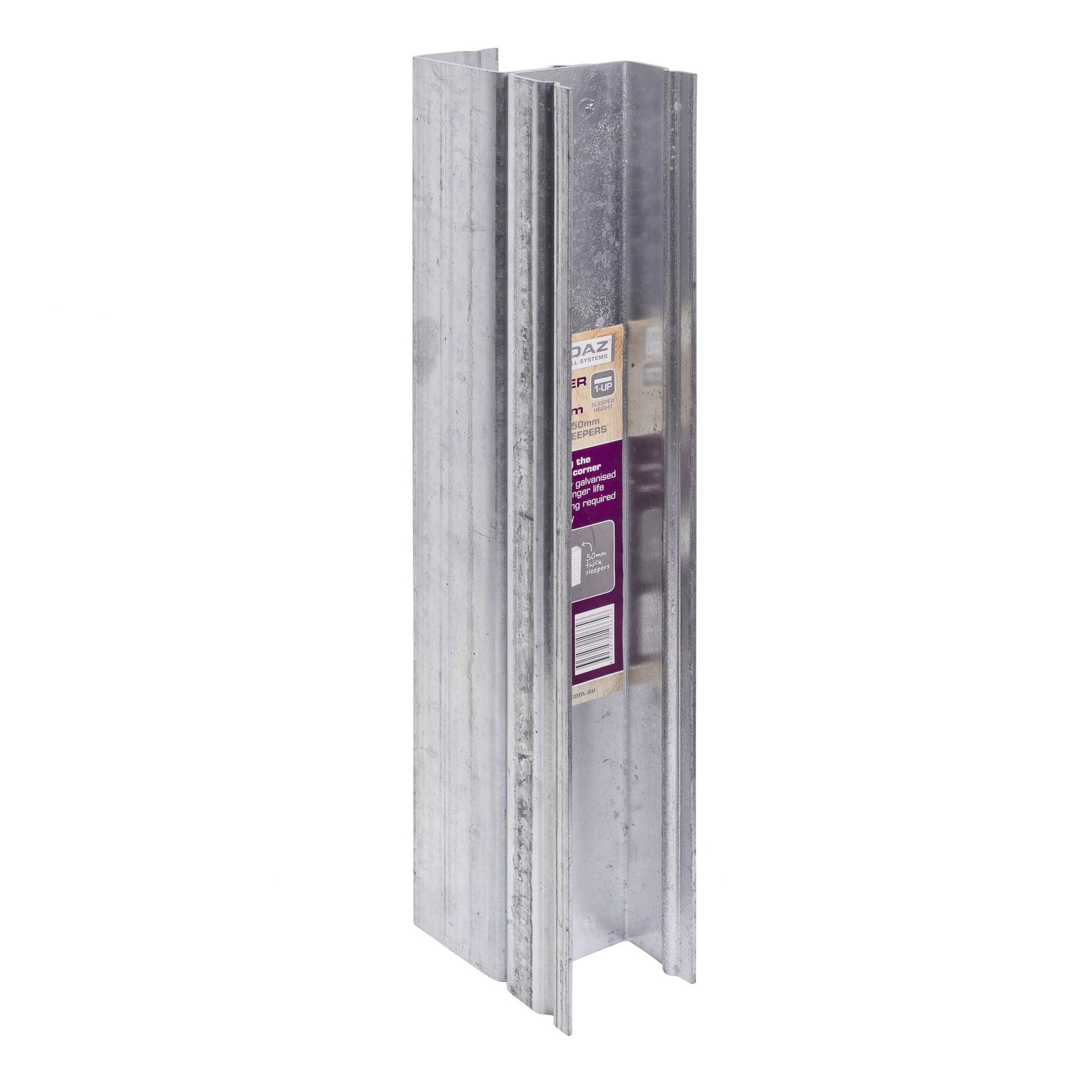 Hard Az Sleeper Post 'C' Corner Galv 88 x 1100 mm PC88GV1100