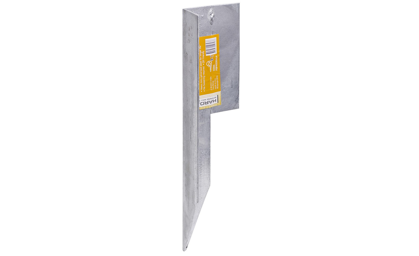 Hard Az Sleeper Steel Peg Galv Left Hand 700 mm PSP700GVLH