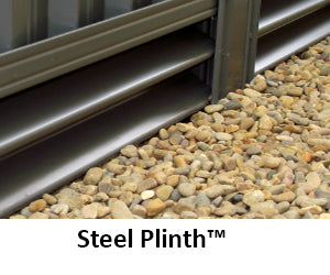 Steel plinth 150*45mm