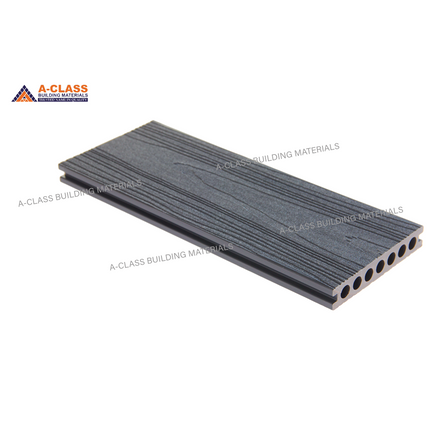 COMPOSITE DECKING HOLLOW CORE BOARDS (BLACK + STONE GREY)