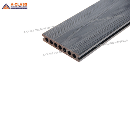 COMPOSITE DECKING HOLLOW CORE BOARDS (BLACK + STONE GREY)