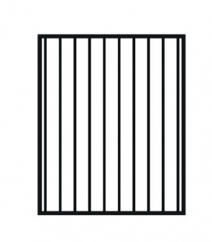 FLAT TOP FENCE GATE 1200x950MM