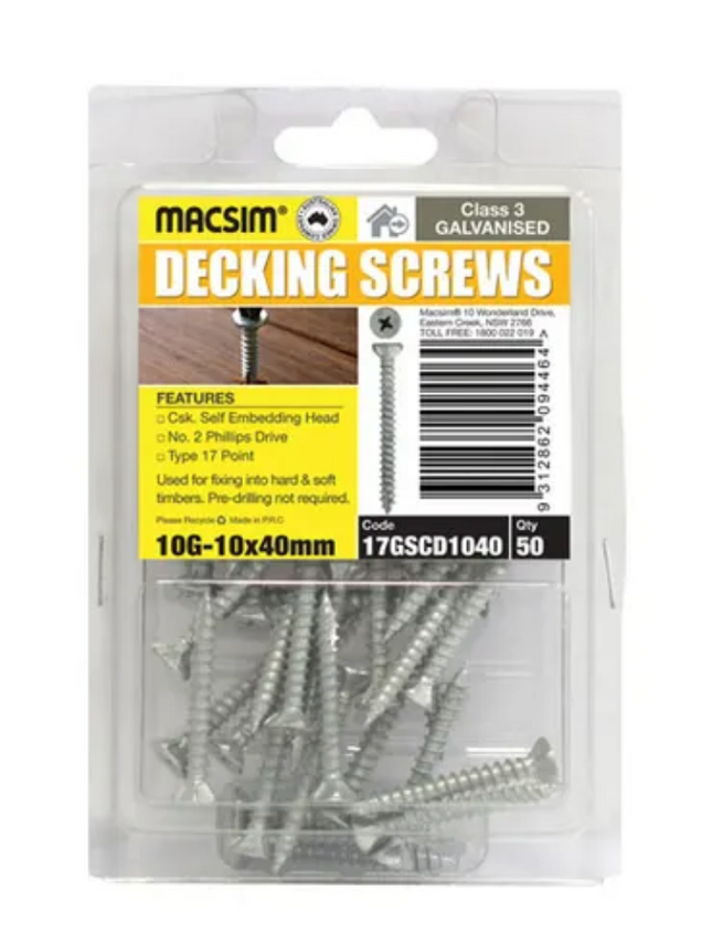 10X30MM CSK SCREW