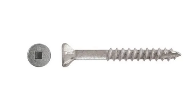 COUNTERSUNK SQUARE DRILLING SCREWS- 10X40 [BLISTER PACK]