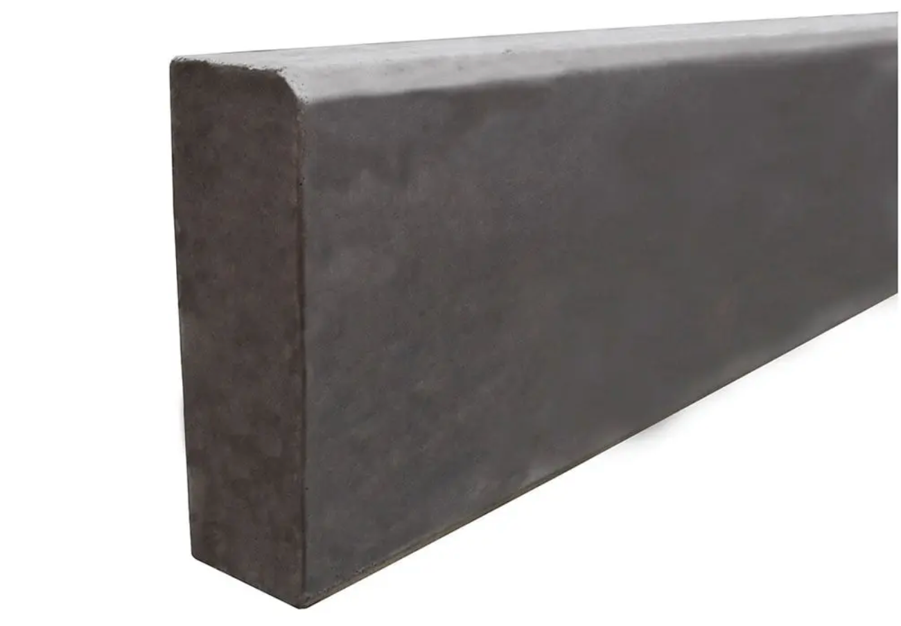 SMOOTH CONCRETE SLEEPER CHARCOAL- 200 x 100