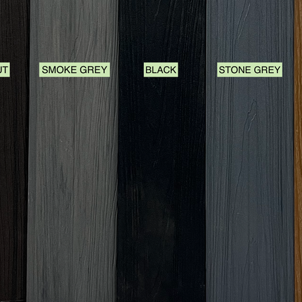 COMPOSITE DECKING FASCIA BOARD- (SMOKE GREY)