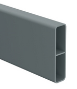 ALUMINIUM FENCING SLAT- 65x16.5x6000mm