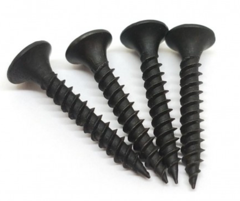 WPC Black Steel Screws 304 (Pack of 100)