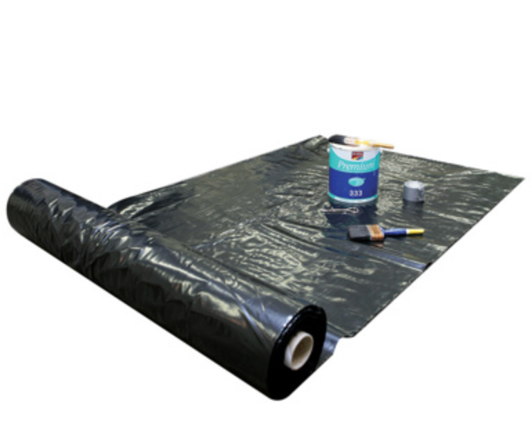 BLACK POLY BUILDER FILM- 2x100x10M