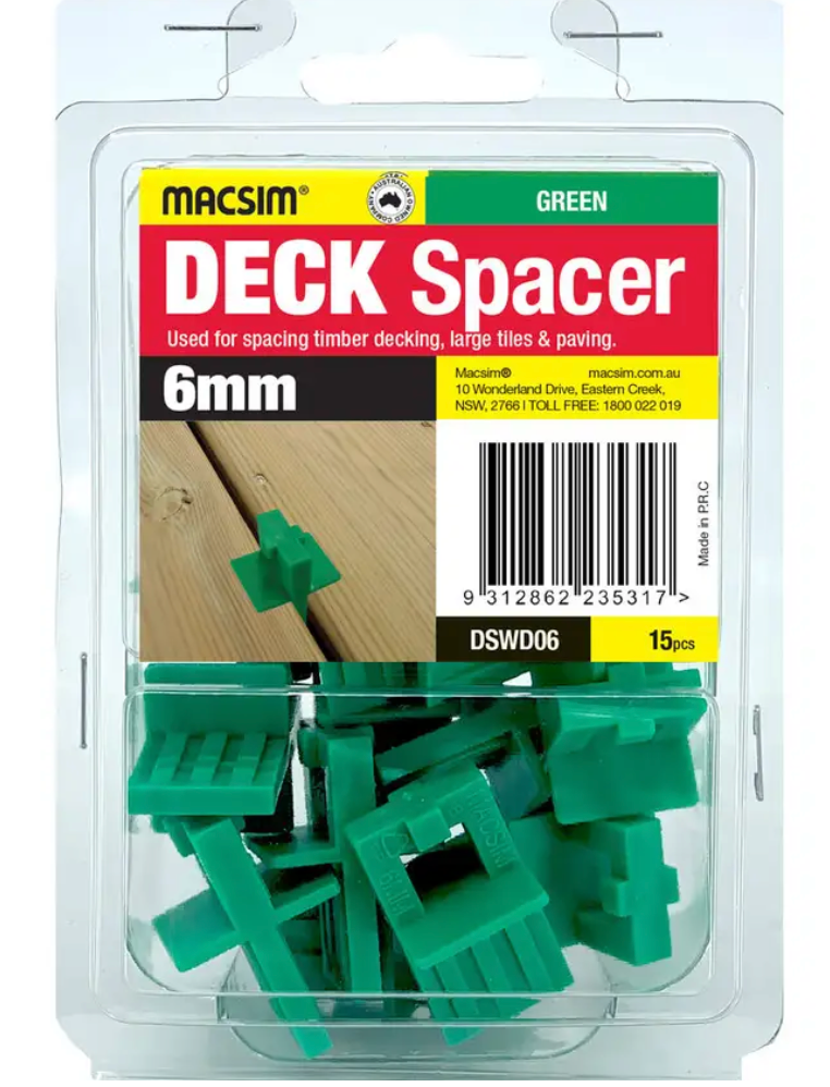 DECK SPACER 6MM GREEN