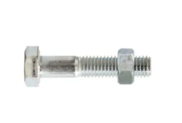 MACSIM HIGH TENSILE GRADE 8.8 HEX HEAD ZINC PLATED BOLT &NUT M10x100MM (BLISTER PACK OF 2)