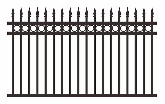 RING AND SPEAR FENCE PANEL- 1500x2400mm