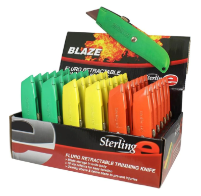 Sterling HI-VIS Retractable Knife