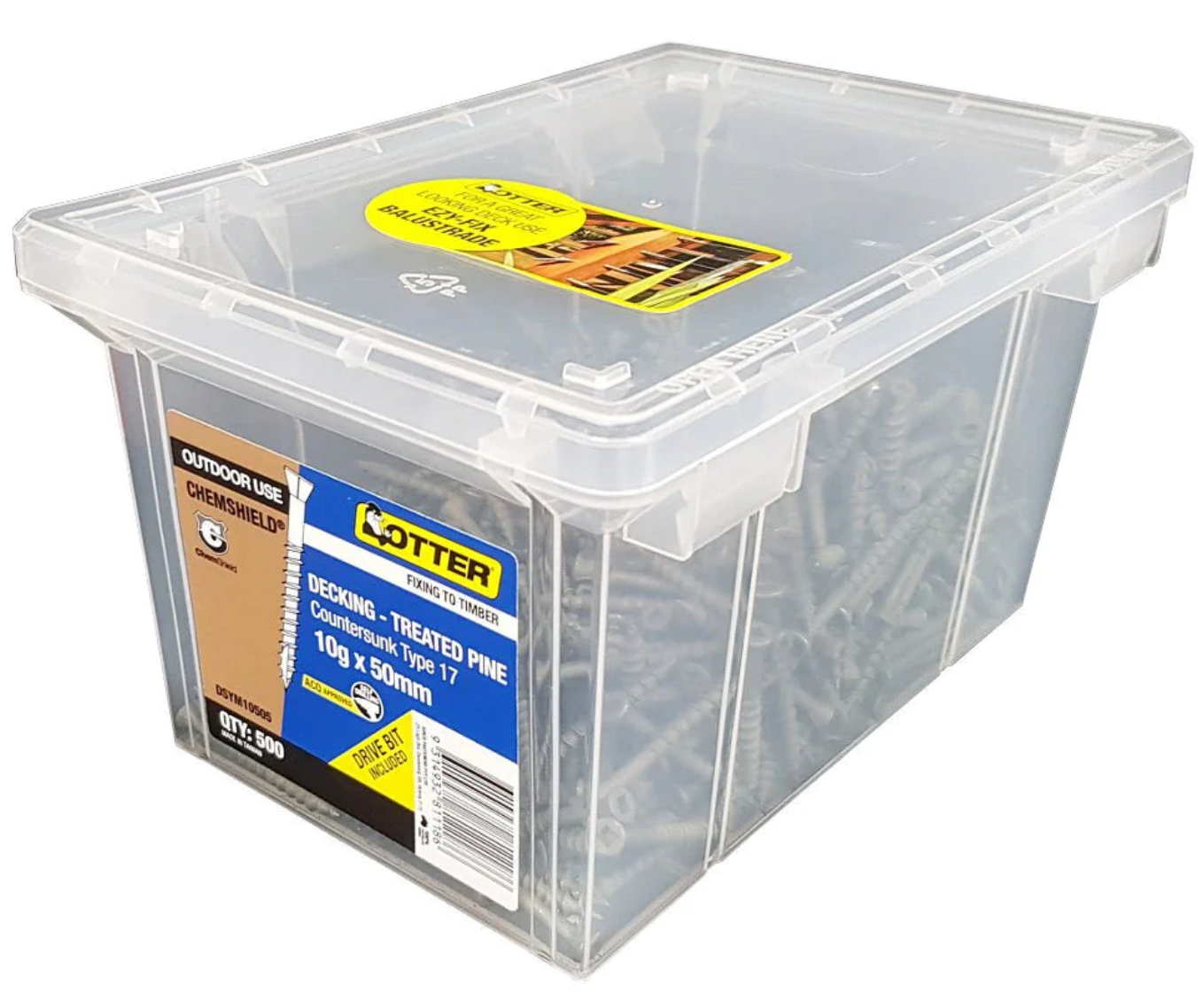 Screw Chemshield 12G X 50MM