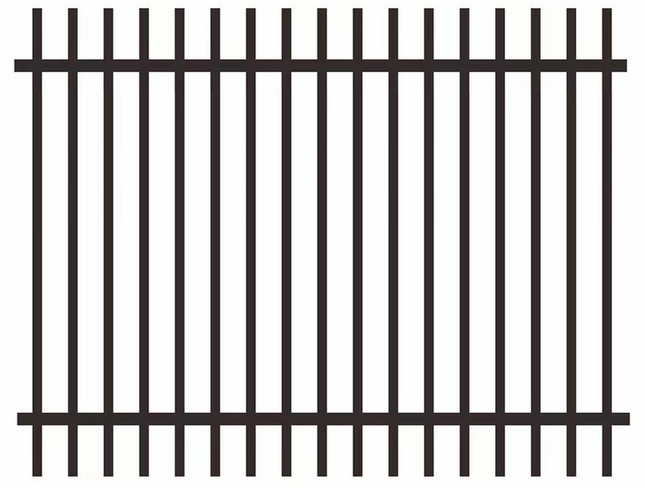ROD TOP FENCE PANEL